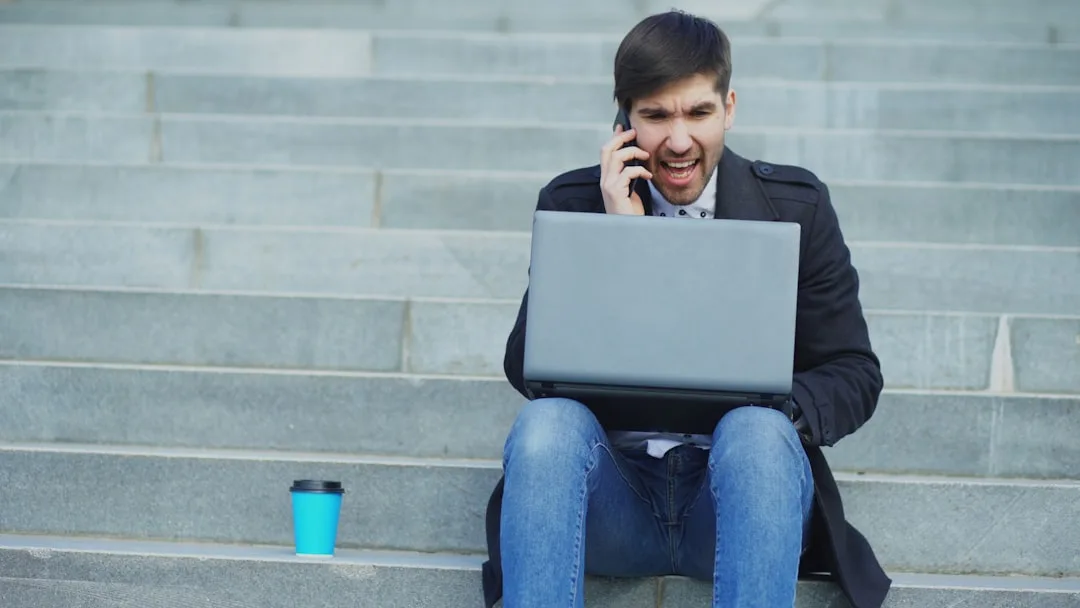 Sales professional struggling without AI sales automation tools and meeting intelligence software